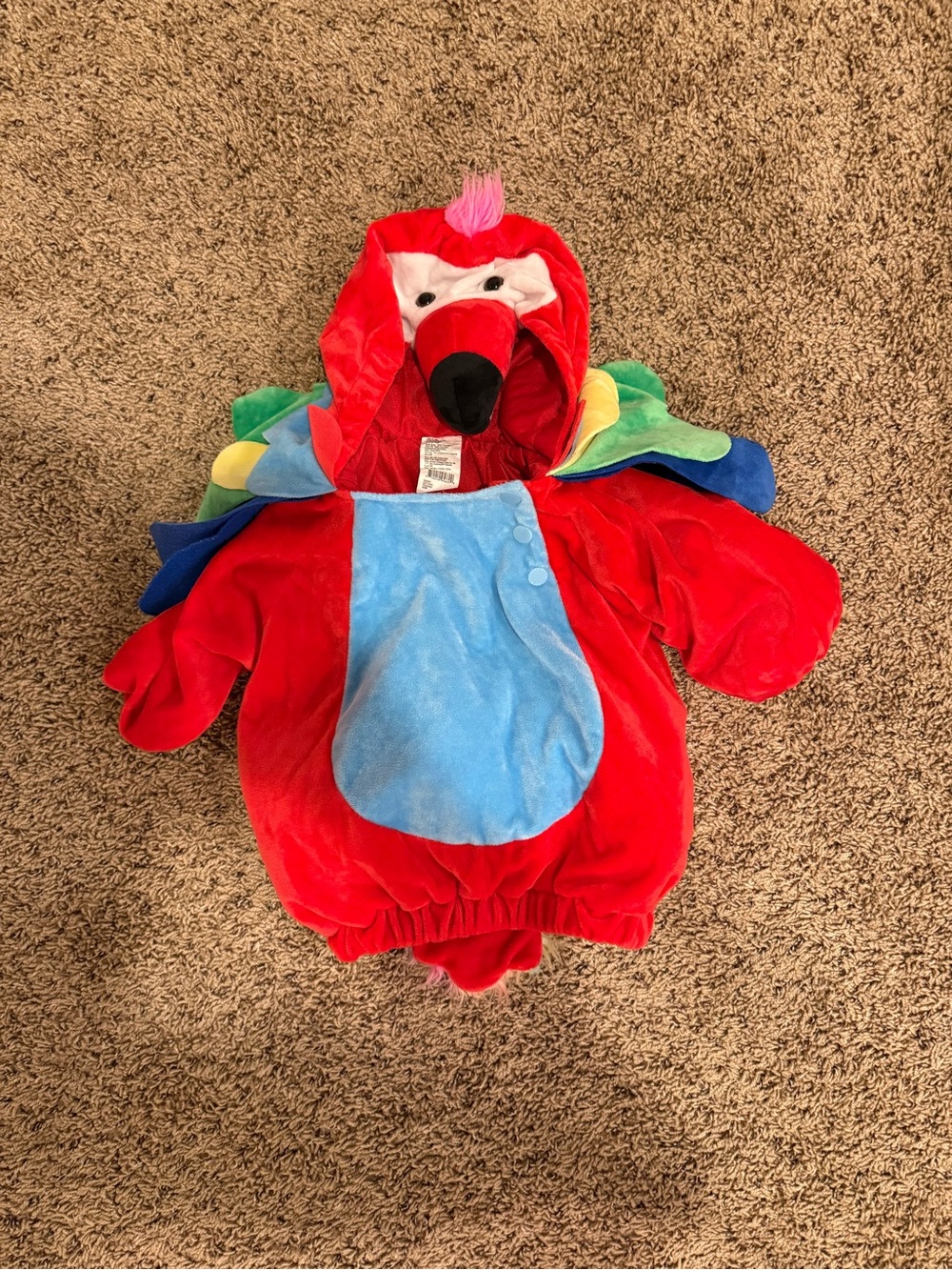 Red Parrot Halloween Costume